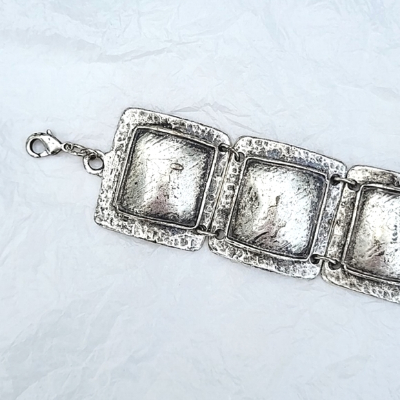 BIJULAND SILVER FOUR PANEL BRACELET - MADE IN TURKEY - Picture 3 of 8